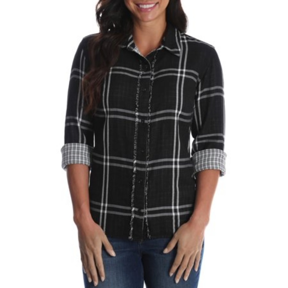 NWT Lee Riders Women's Long Sleeve Woven Shirt